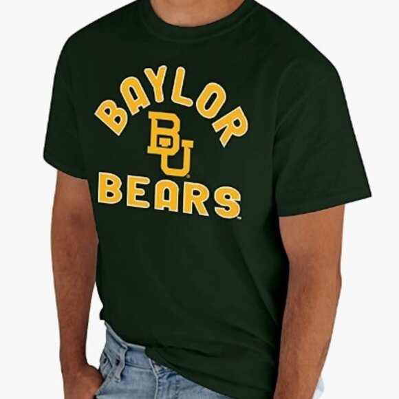 Men's T Shirt Line Up Team Color Baylor Bears XL NWOT & Large Socks - Picture 2 of 9